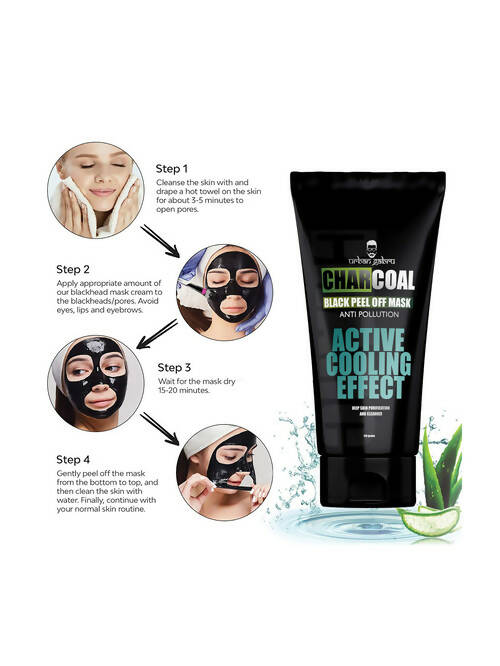 Urbangabru Charcoal Black Peel Off Mask  Grab2Buy Urbangabru Grab2Buy
