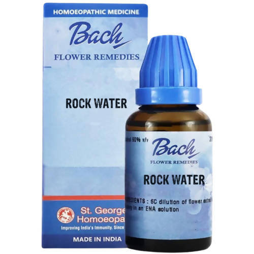 St. George’s Bach Flower Remedies Rock Water – Homeopathic Flexibility & Self-Acceptance Flower Remedy 