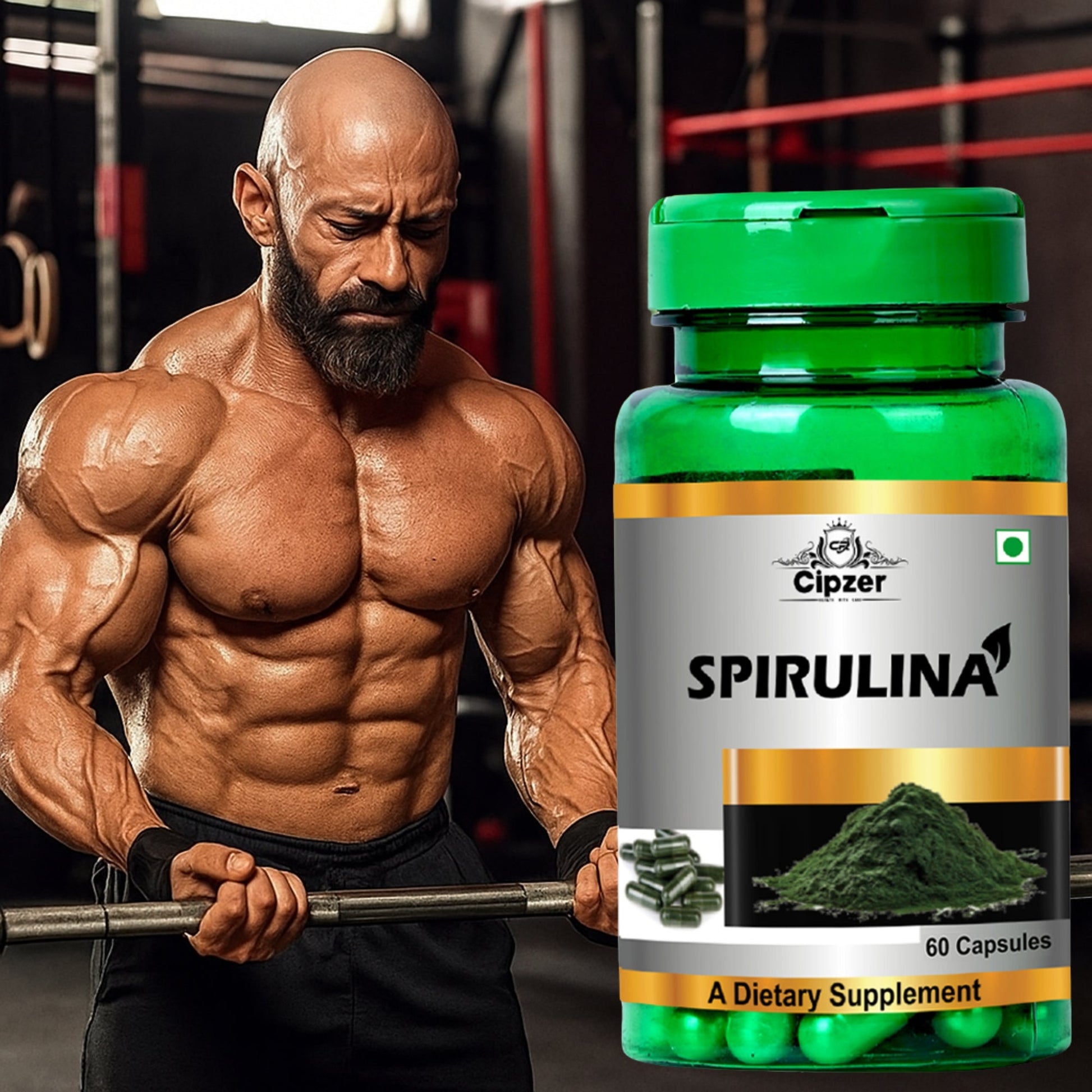 Cipzer Spirulina Capsules 