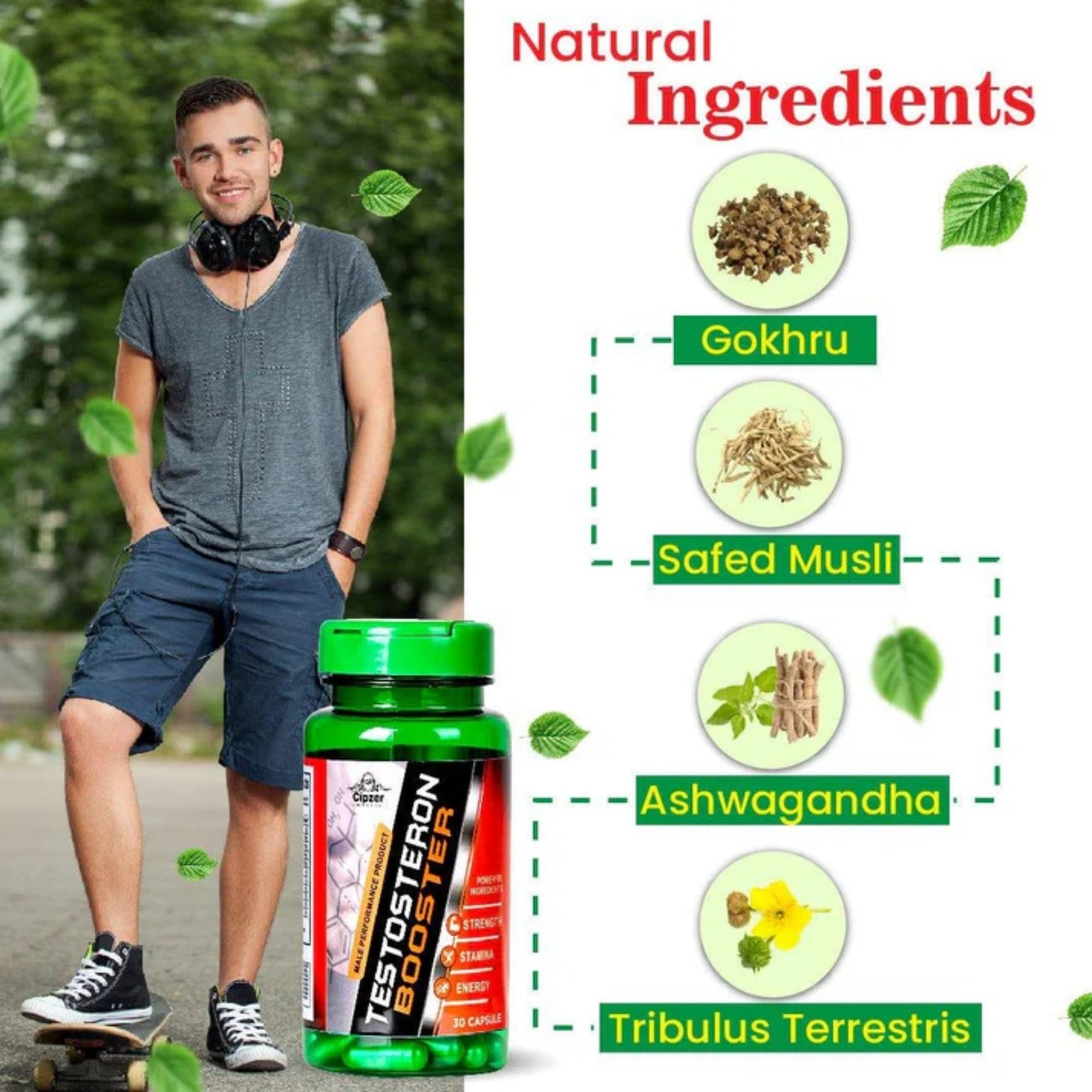 Cipzer Testosterone Booster Capsules 