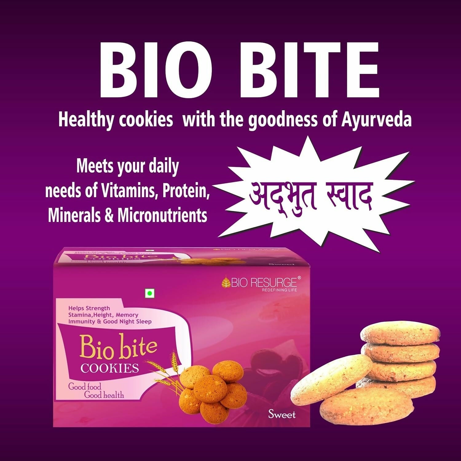 Bio Resurge Healthy Biscuits Meeting your Nutritional Requirements - Grab2buy