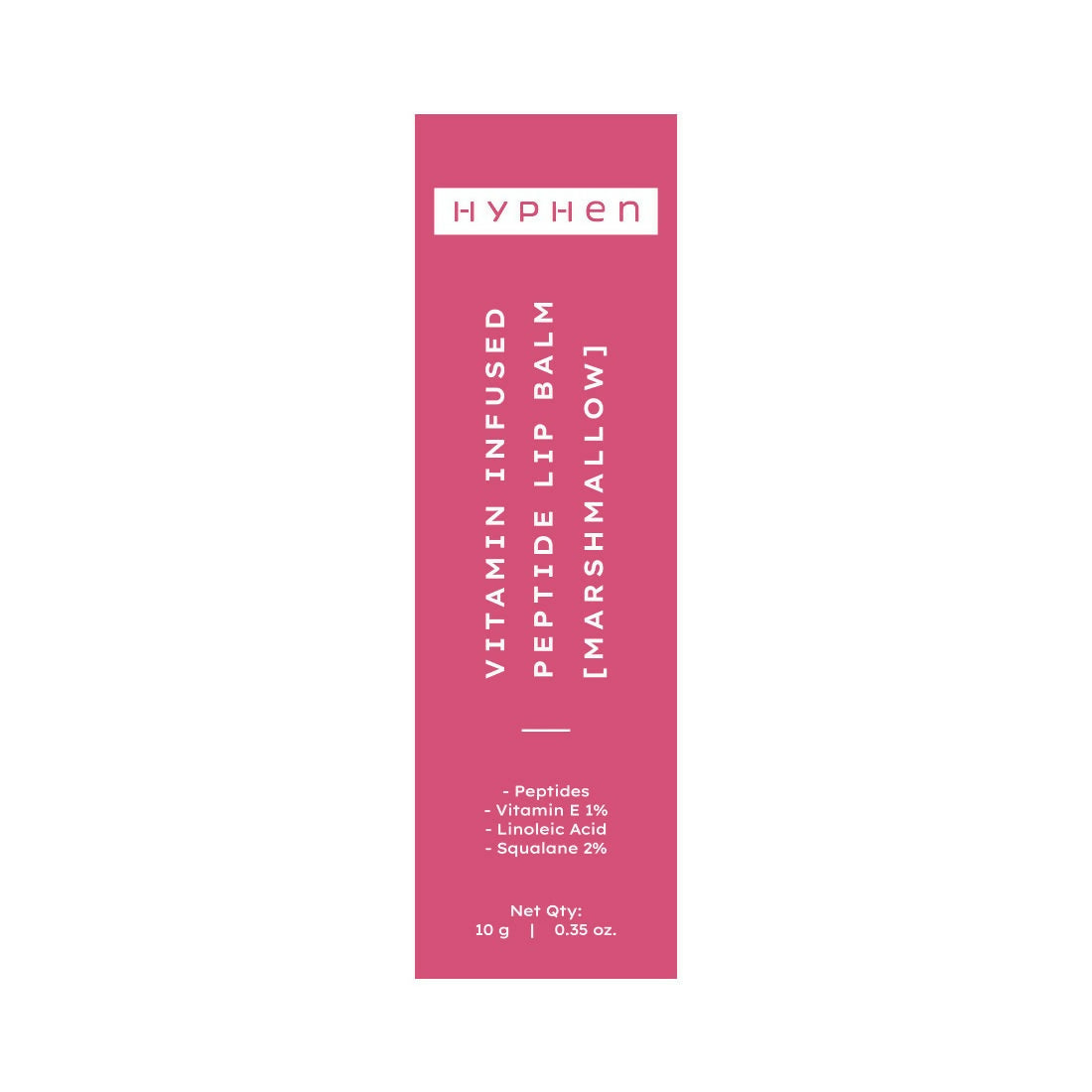 Hyphen By Kriti Sanon Marshmallow Vitamin Infused Peptide Lip Balm, Hydrate & Moisturize, Smoothen Lips & Repair Moisture Barrier 