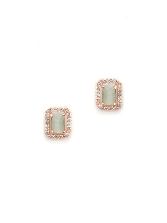 stone stud (mint green ) - Ruby Raang - Grab2buy