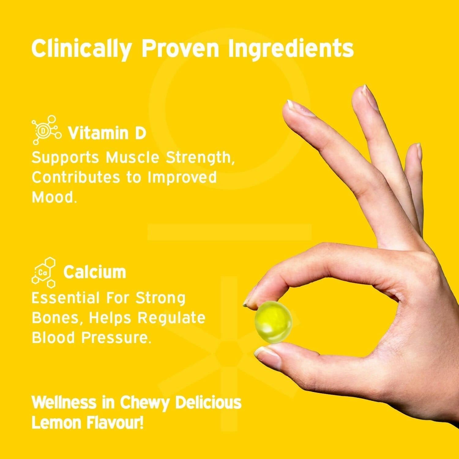 Nutriburst Healthy Muscles & Bones Gummies With Calcium & Vitamin D 