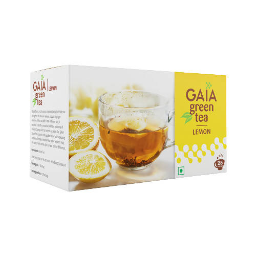 Gaia Green Tea Bags–Lemon - Grab2buy