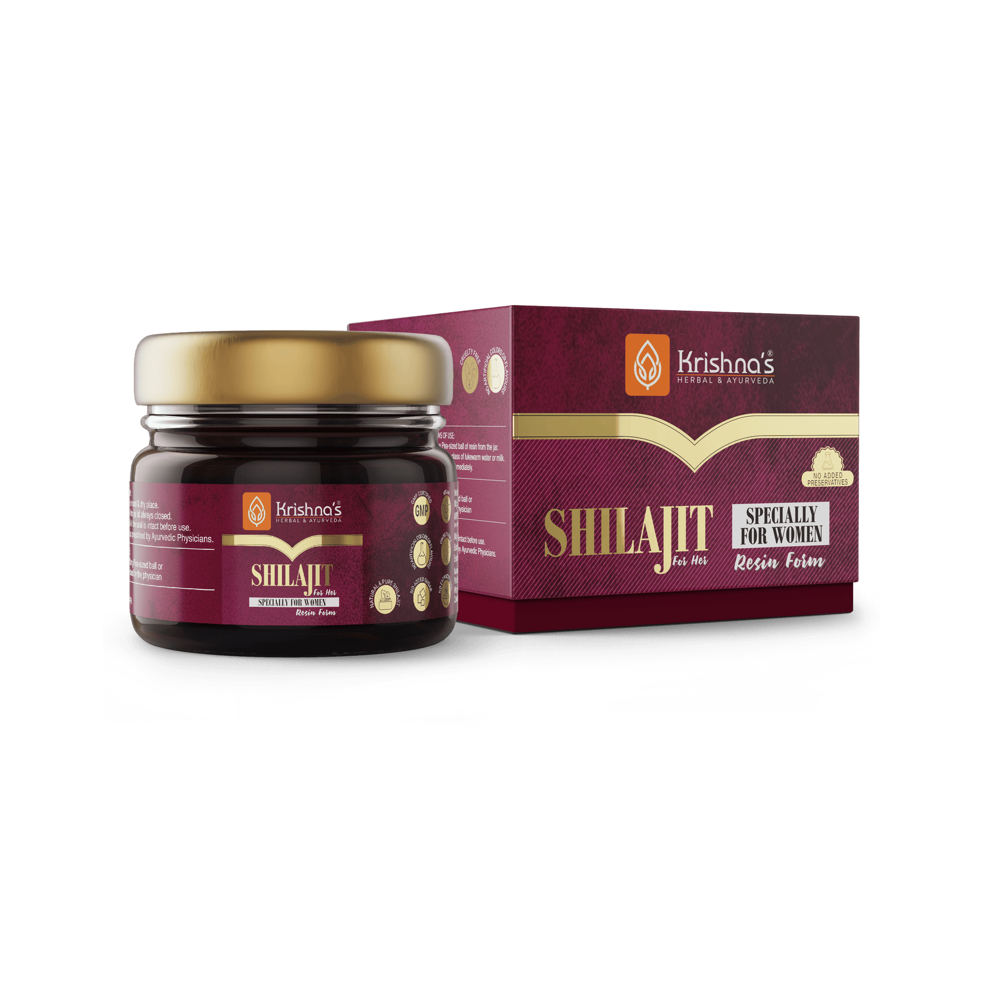 Krishna'S Herbal & Ayurveda Himalayan SJ Resin Women 
