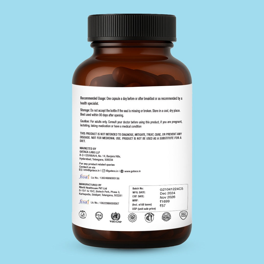 GATACA Pure Ca-AKG - 500 mg Capsules 