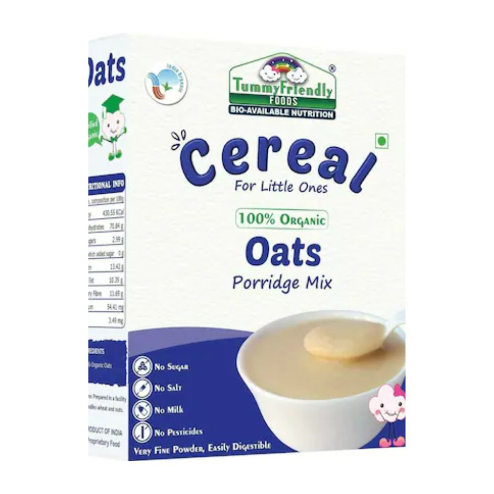 TummyFriendly Foods Certified Organic Oats Porridge Mix for 6 Months Old  Grab2Buy TummyFriendly Foods Grab2Buy