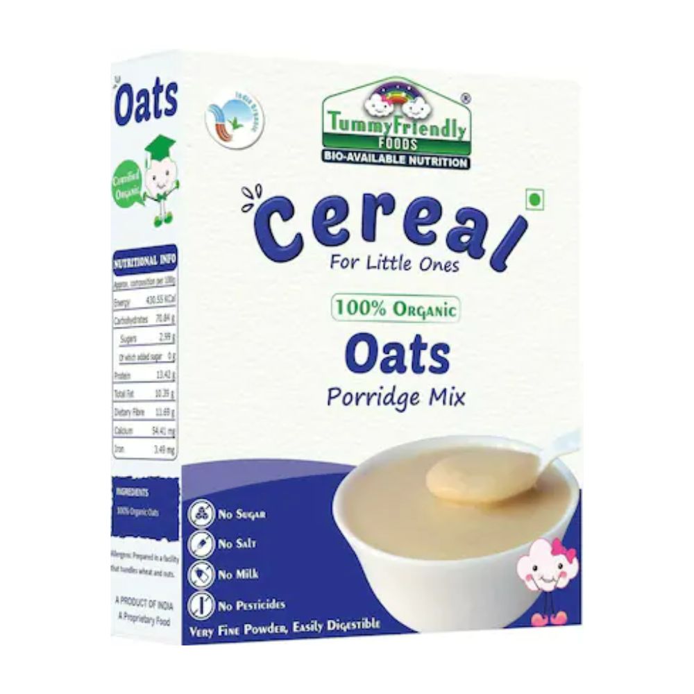 TummyFriendly Foods Certified Organic Oats Porridge Mix for 6 Months Old  Grab2Buy TummyFriendly Foods Grab2Buy