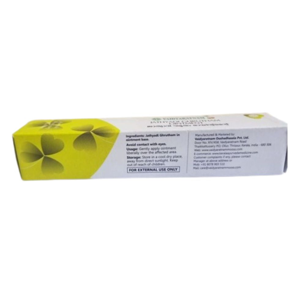 Vaidyaratnam Jathyadi Ghrutham Ointment 
