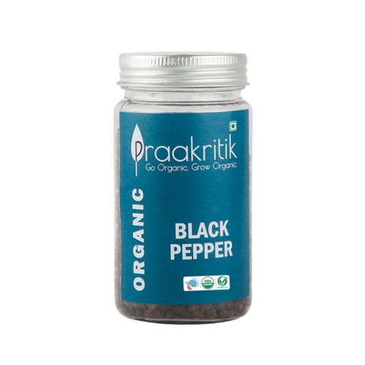 Praakritik Organic Black Pepper Whole - Grab2buy