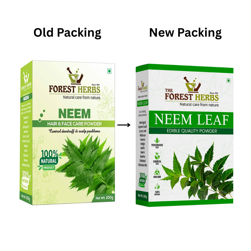 Forest Herbs Neem Hair & Face Care Powder 