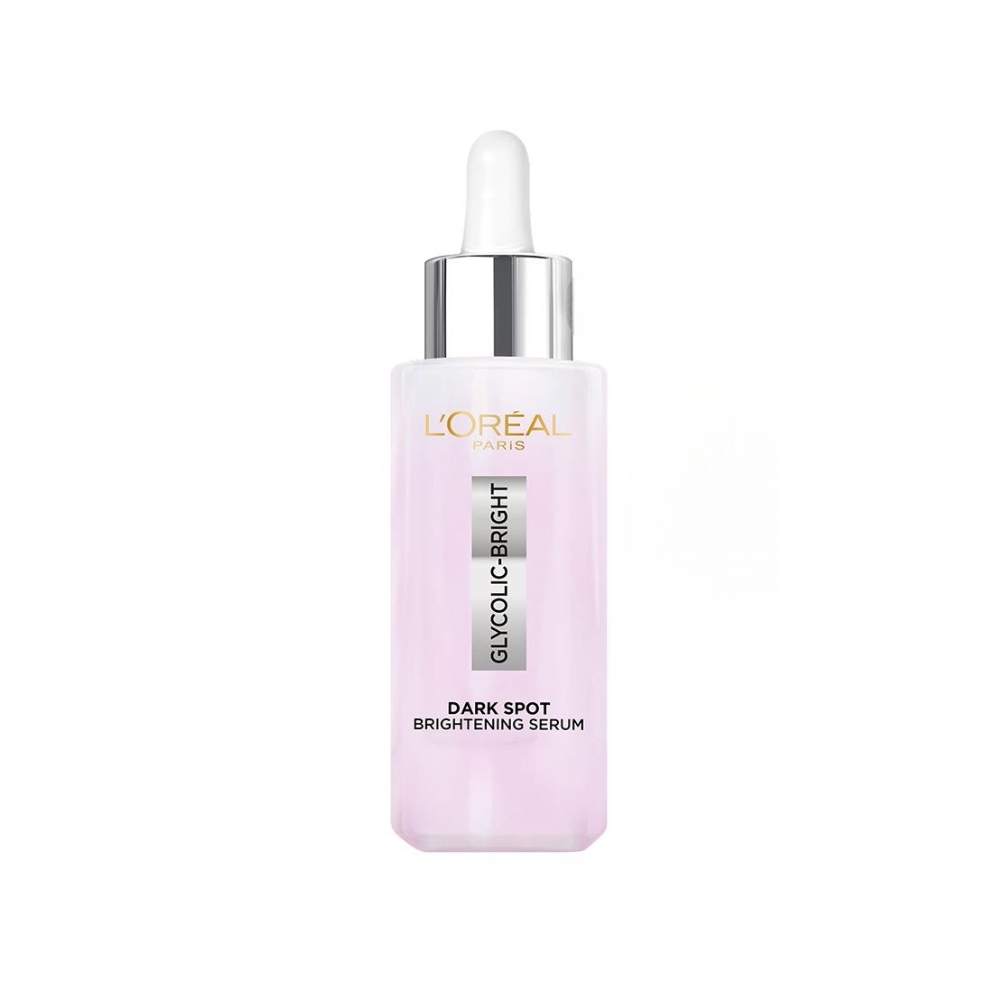L'Oreal Paris Glycolic Bright 8% [Melasyl + Niacinamide] Face Serum For Brightening Dark Spots - Grab2buy