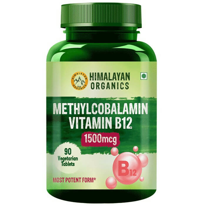 Himalayan Organics Methyl Cobalamin Vitamin B12 Tablets 