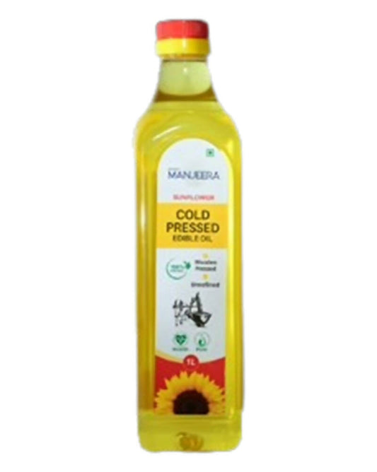 Manjeera Sun Flower Cold (Wood) Pressed Edible Oil 