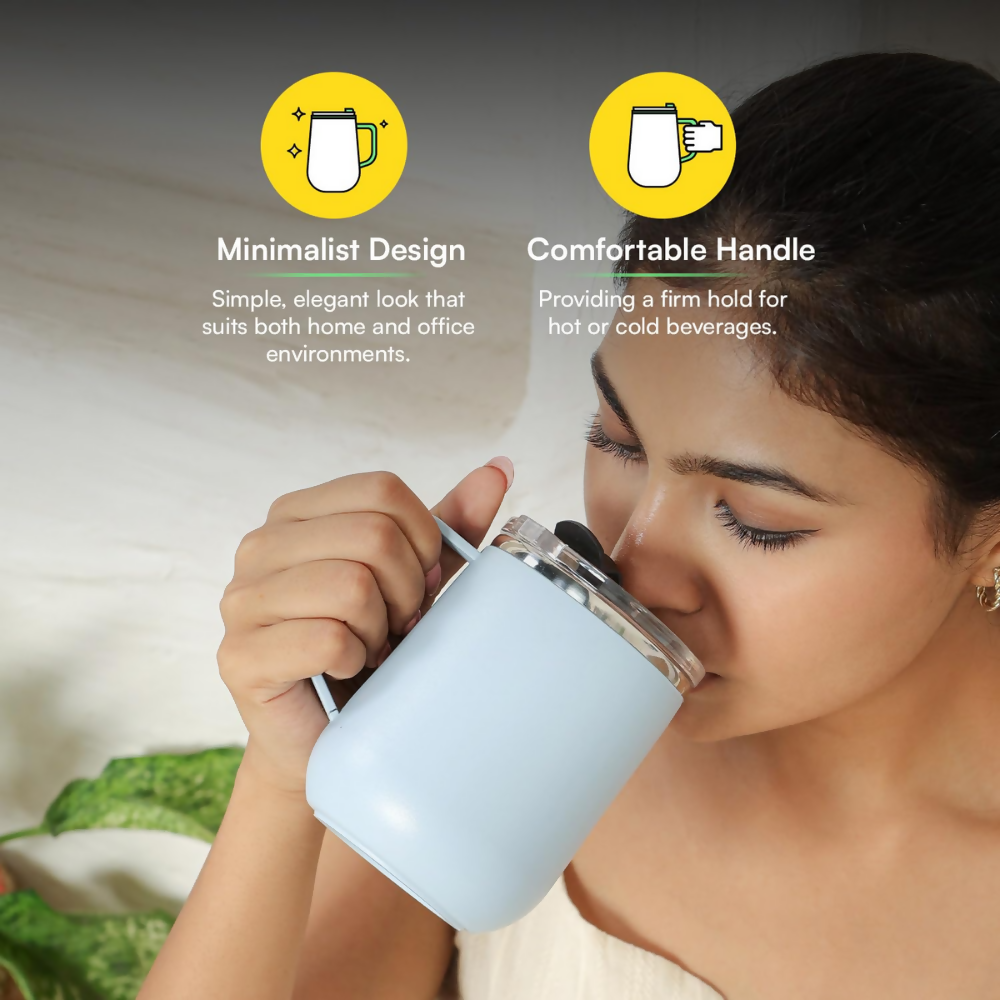 Udyan Tea Stainless Steel Insulated Mug - Frost Blue  Grab2Buy Udyan Tea Grab2Buy