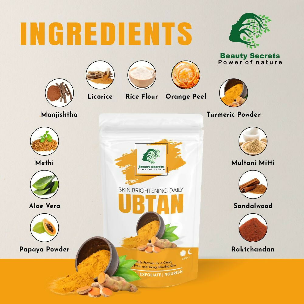 Beauty Secrets Skin Brightening Ubtan for Face 