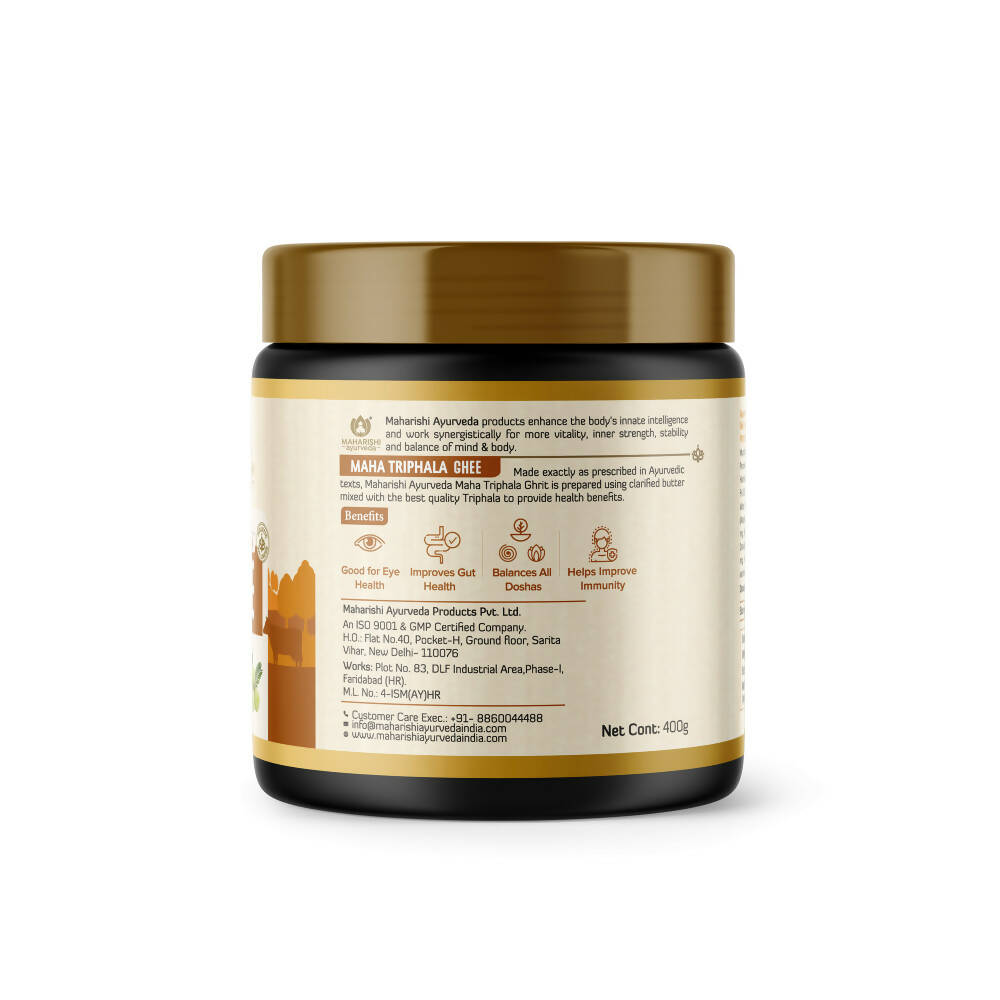 Maharishi Ayurveda Maha Triphala Ghee | Good for Eye Health & Gut Health | Organic Ghee 