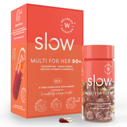 Wellbeing Nutrition Slow | Multivitamin for Her 50+ Capsules - Grab2buy