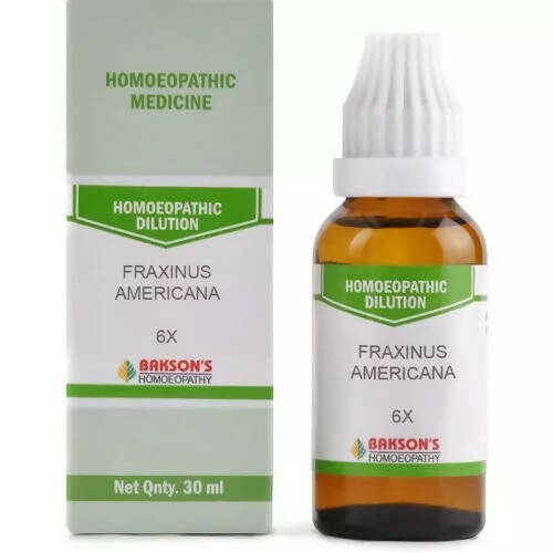 Bakson's Homeopathy Fraxinus Americana Dilution - Grab2buy
