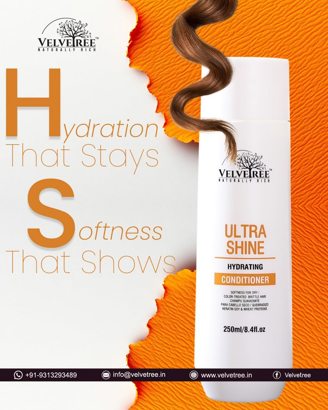 Velvetree Ultra Shine Hydrating Conditioner  Grab2Buy Velvetree Grab2Buy