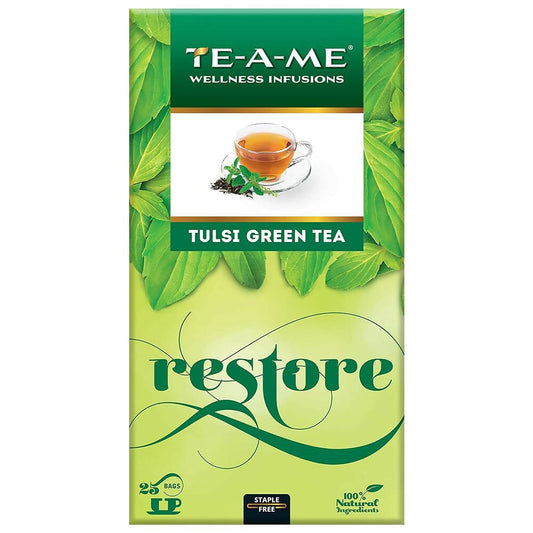 TE-A-ME Restore Tulsi Green Tea Bags - Grab2buy