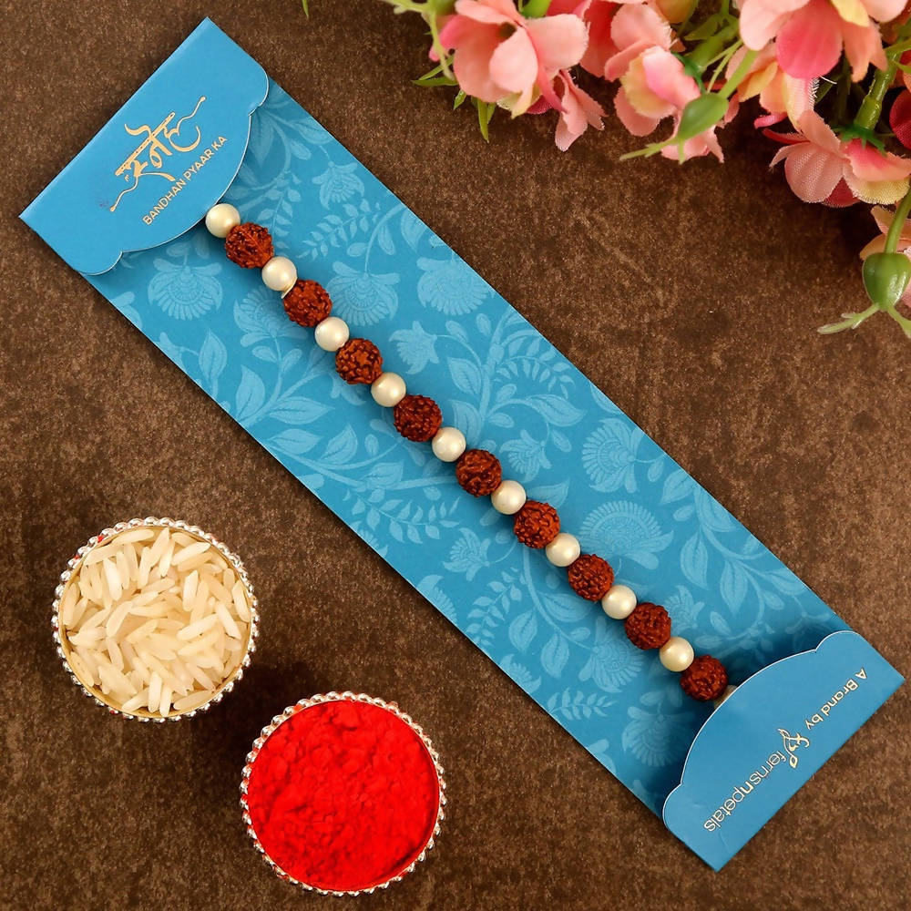 Rudraksha Elite Rakhi & Almonds Jar