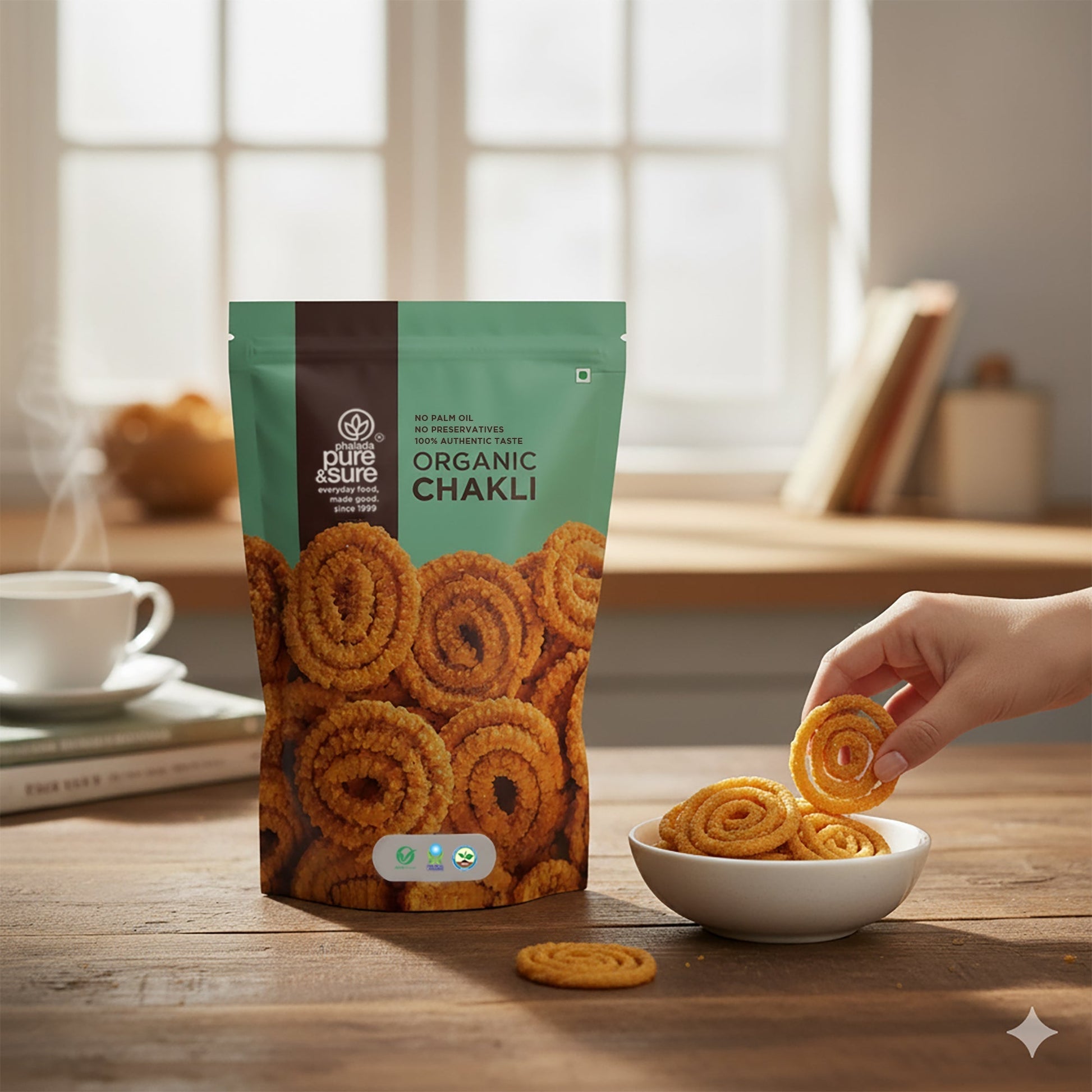 Pure & Sure Organic Chakli 