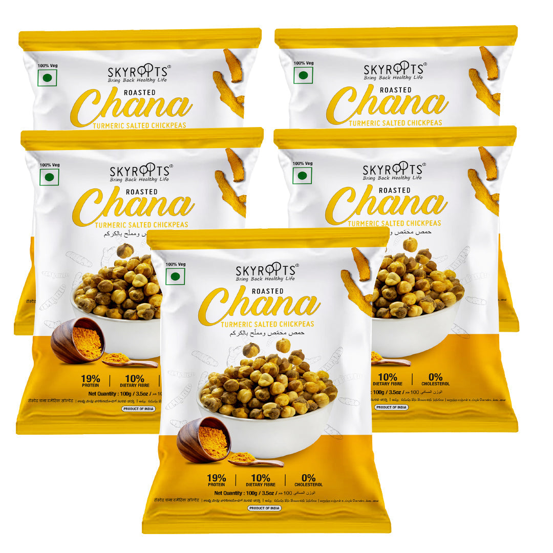 Skyroots Roasted Chana Turmeric Chickpeas - Grab2buy