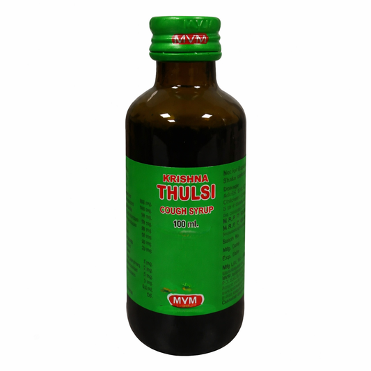 MVM Ayurveda Krishna Thulasi Cough Syrup 