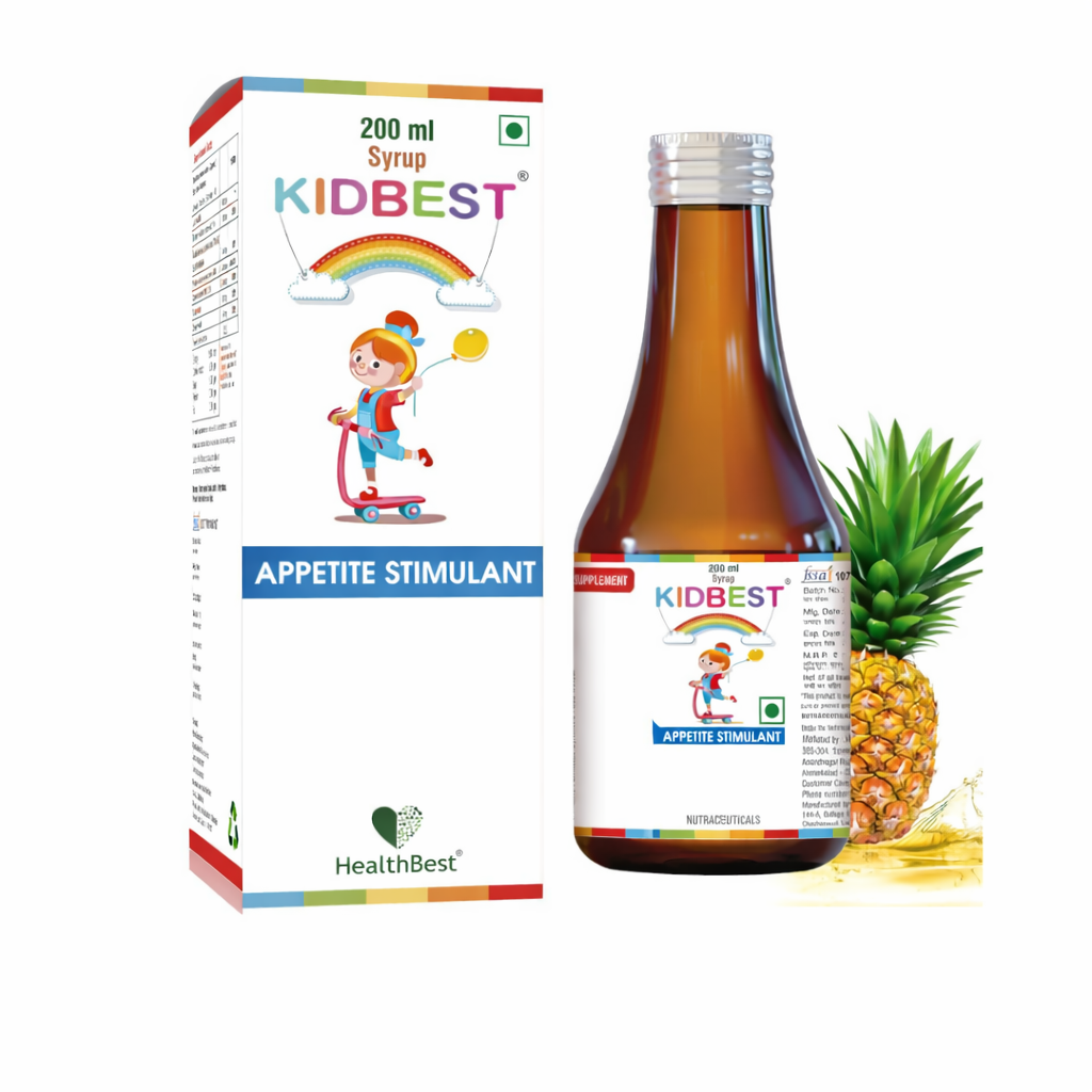 HealthBest Kidbest Appetite Stimulant Syrup for Kids 