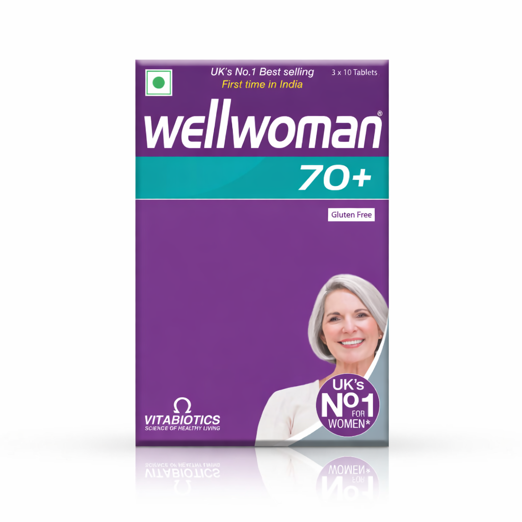 Wellwoman 70+ Health Supplements UK's No.1 Vitamin Tablets For Women above 70 (28 Vitamins And Nutrients) 