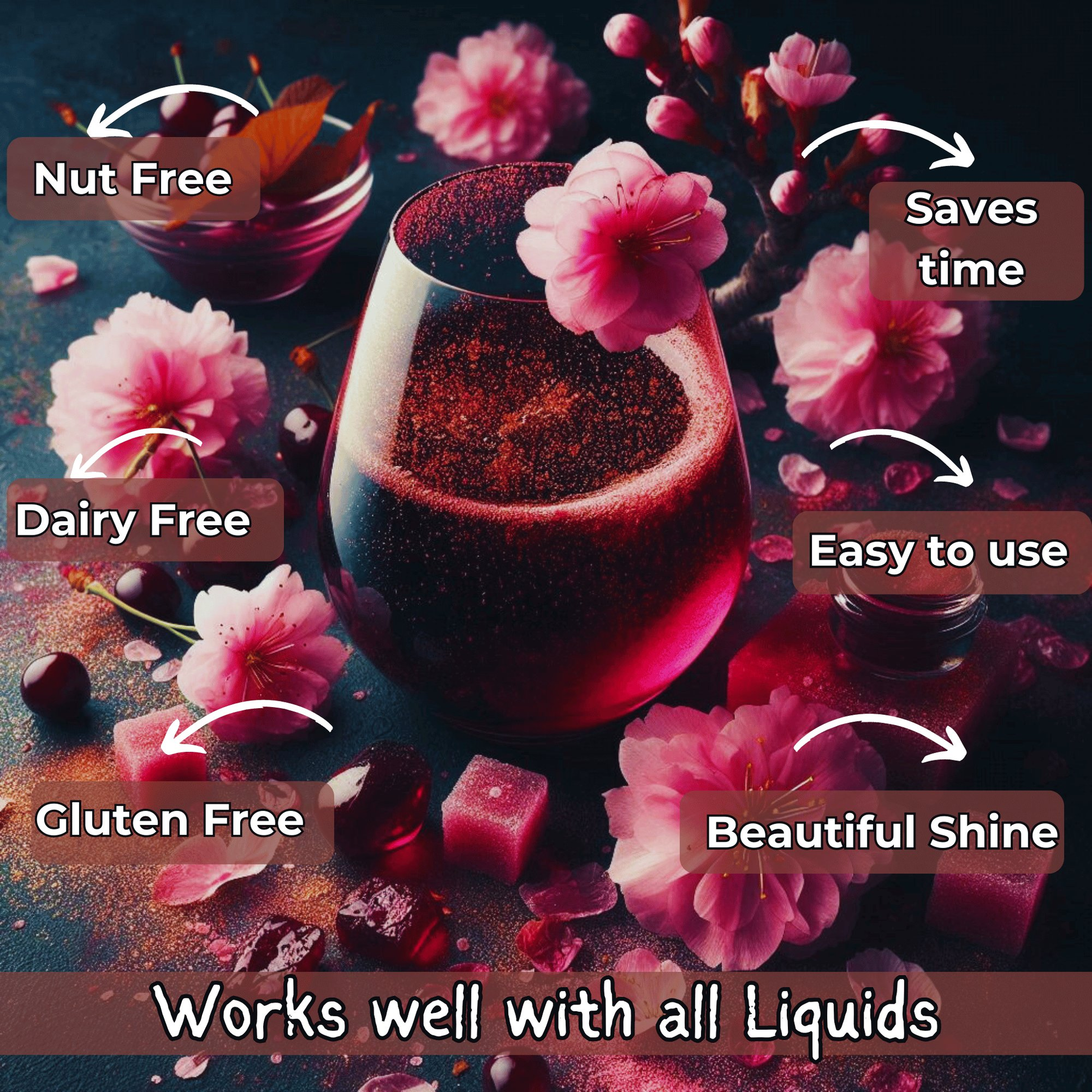 Confect Cherry Blossom Pink | Edible Luster Dust