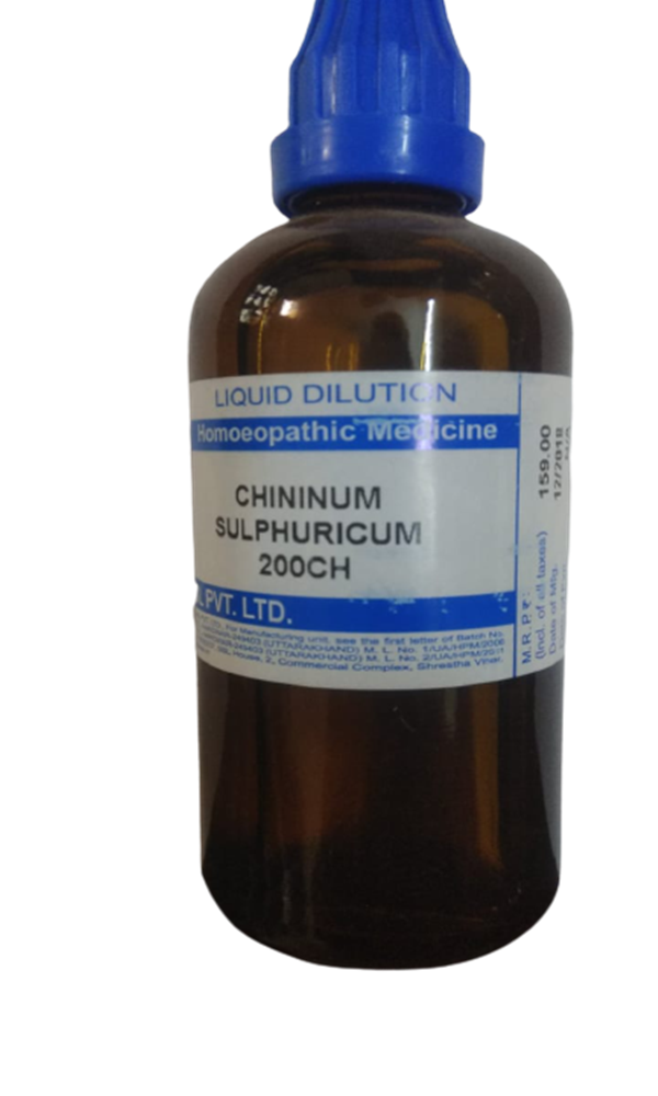 SBL Homeopathy Chininum Sulphuricum Dilution 