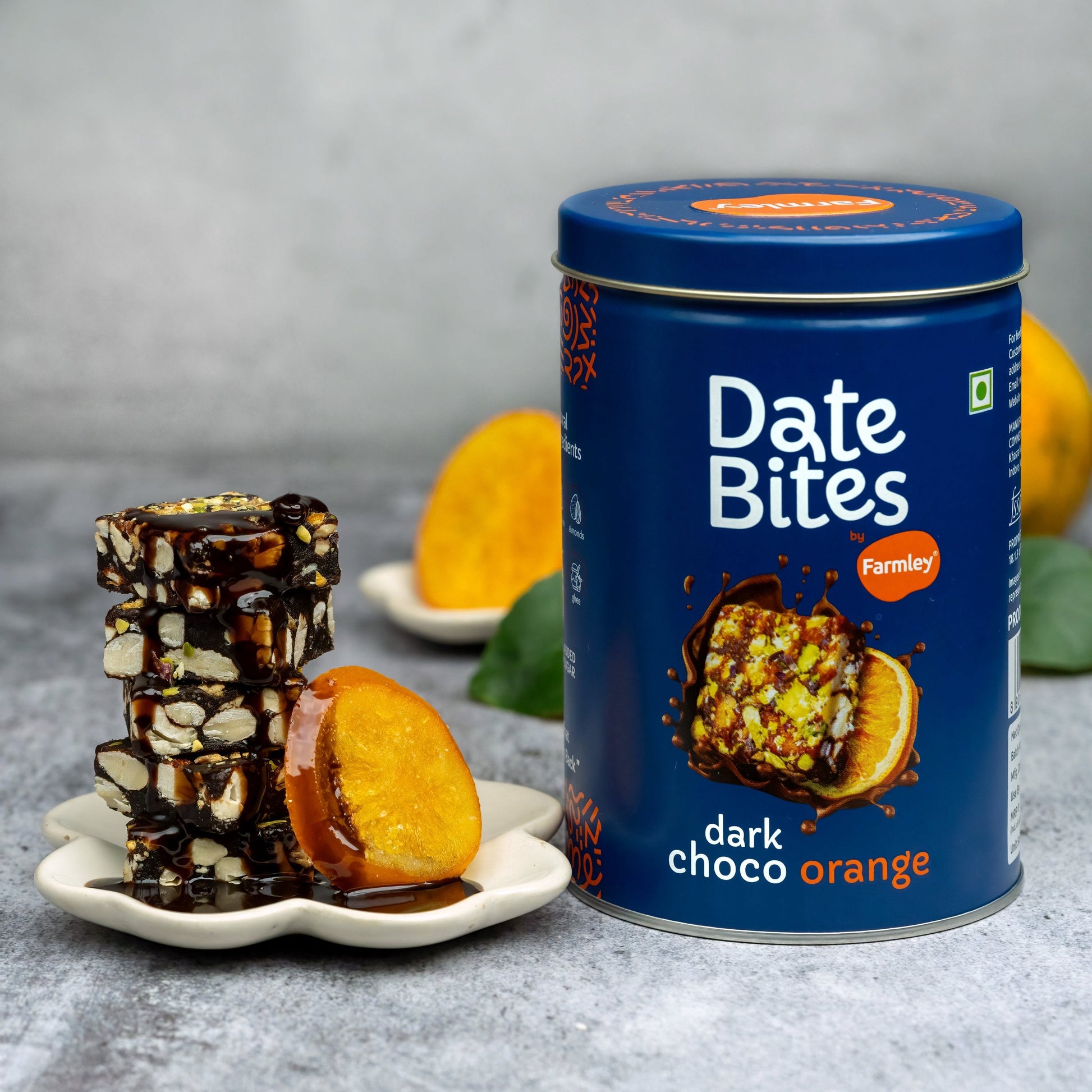 Farmley Date Bites Dark Choco Orange - No Added Sugar