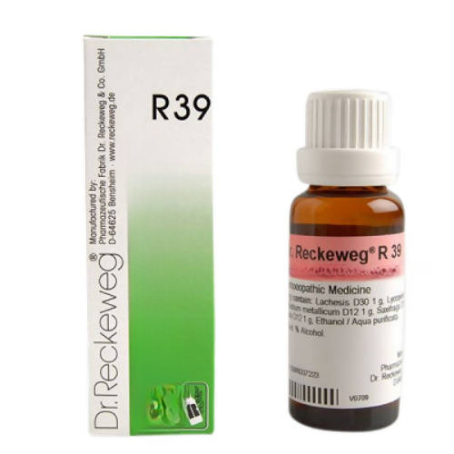 Dr. Reckeweg R39 Affections Of The Abdomen Left Side Drops 