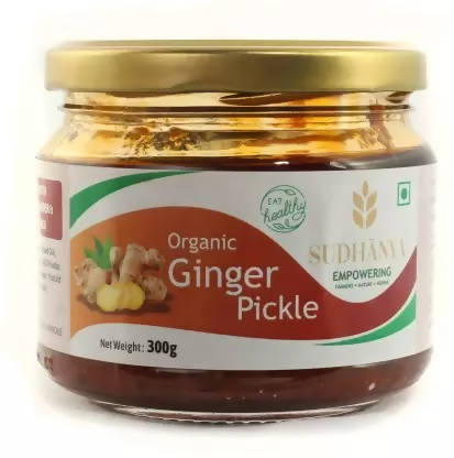 Sudhanya Organic Ginger Pickle - Grab2buy