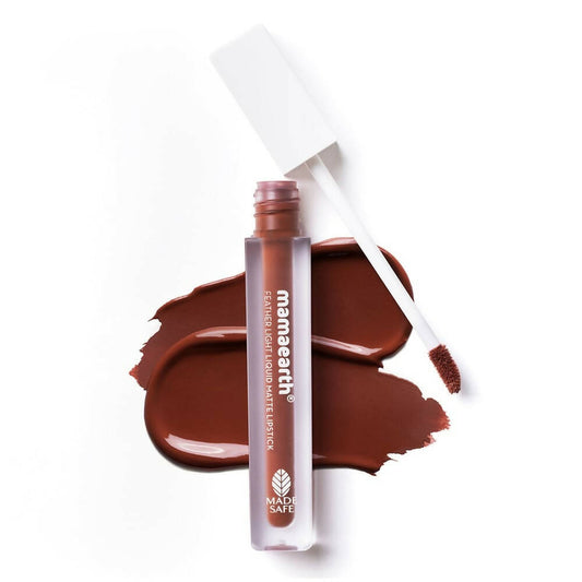 Mamaearth Feather Light Liquid Matte Lipstick - Nude Tea - Grab2buy