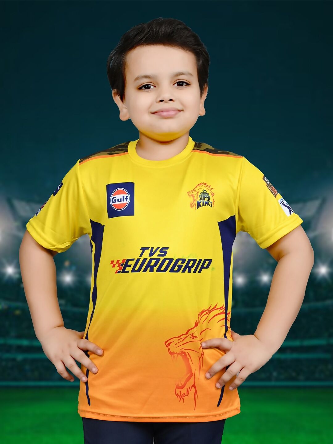 Baesd Boys Round Neck IPL Cricket Jersey T20 T-shirt 