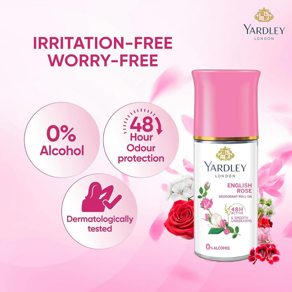 Yardley London English Rose Anti Perspirant Deodorant Roll On for Women  Grab2Buy Yardley Grab2Buy