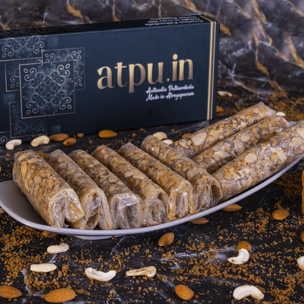 ATPU’s Exotic Special Dry Fruits Putharekulu - Organic Palm-Jaggery 