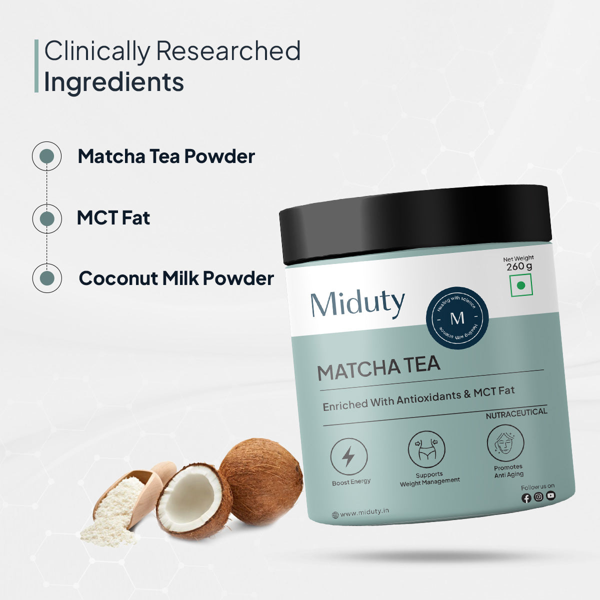 Miduty by Palak Notes Matcha Tea 
