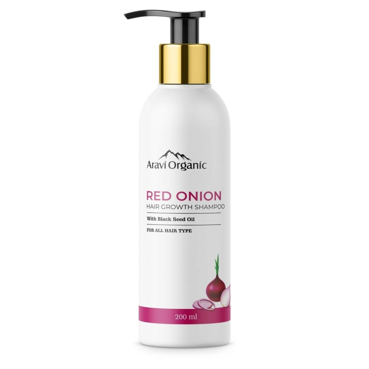 Aravi Organic Onion Hair Shampoo for Hair Growth and Hair Fall Control 