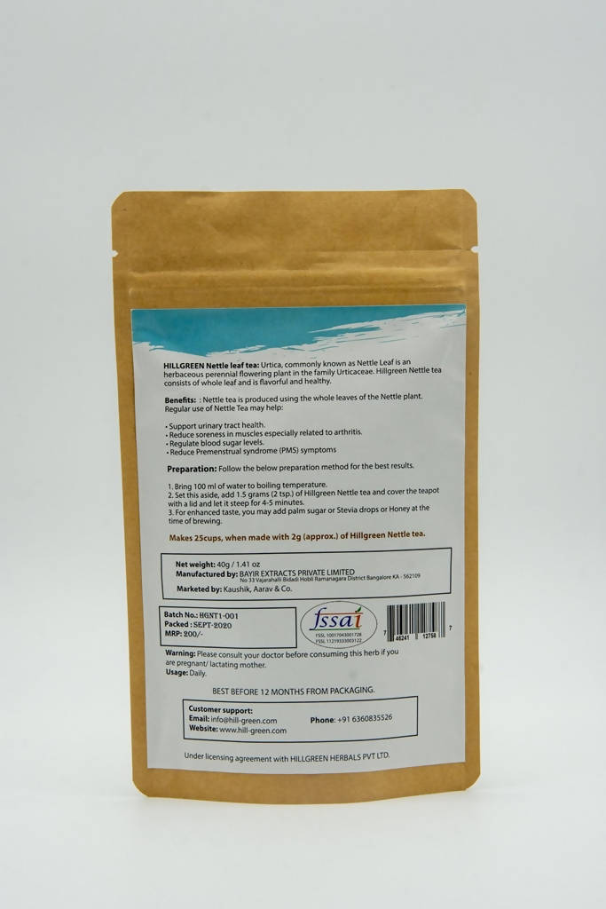 Hillgreen Natural Nettle Leaf Tea (Urtica Tea) - Grab2buy
