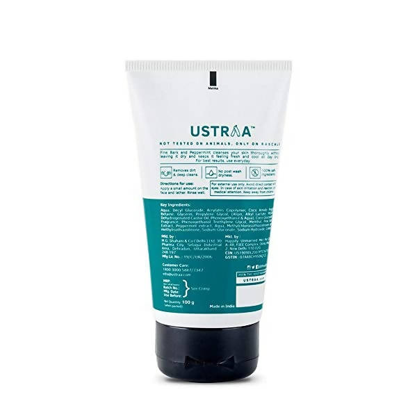 Ustraa Mint Cool With Badass Cleansing Face Wash For Men  Grab2Buy Ustraa Grab2Buy