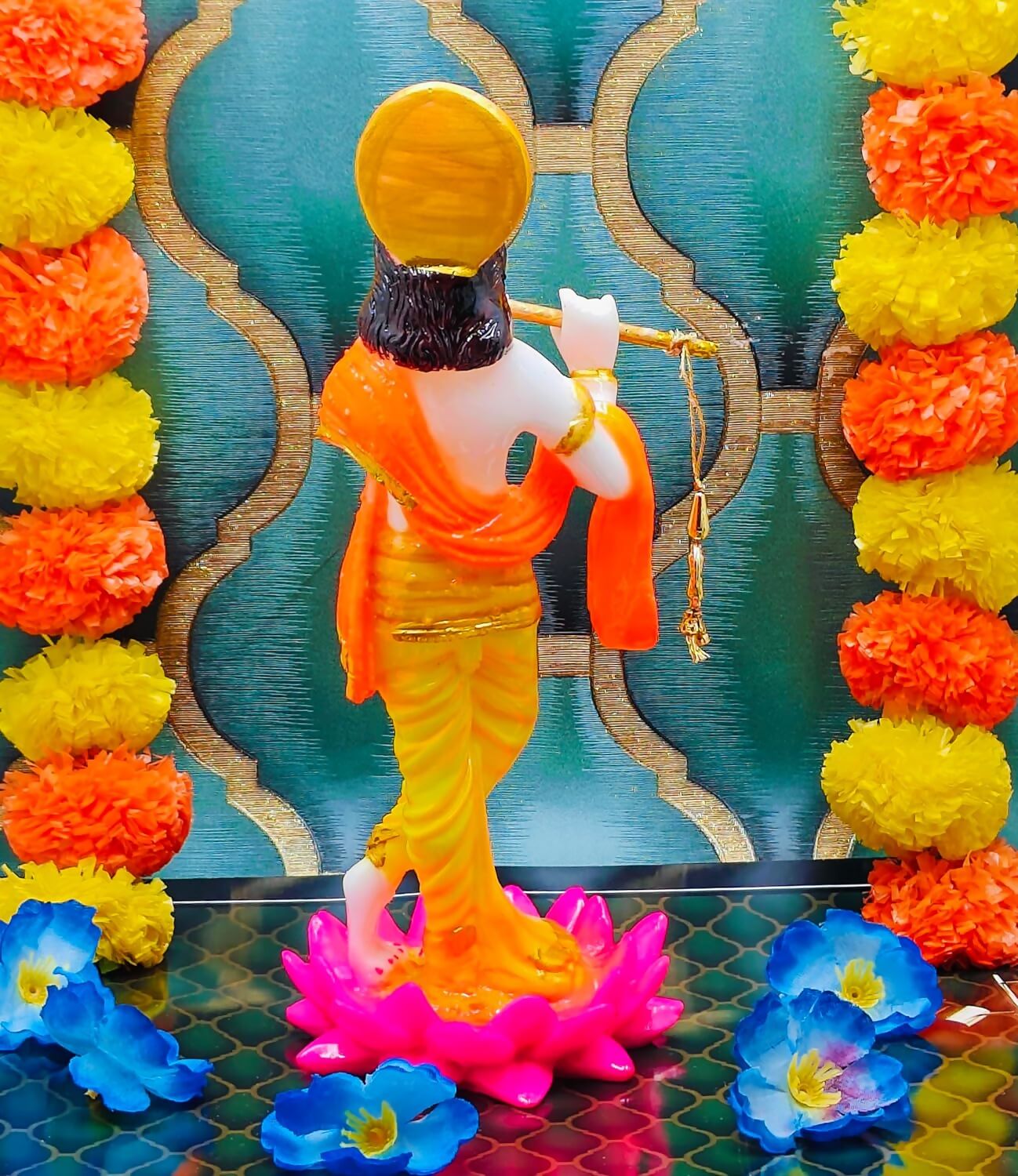 SN Handicrafts Standing Krishna Statue Idol - Grab2buy