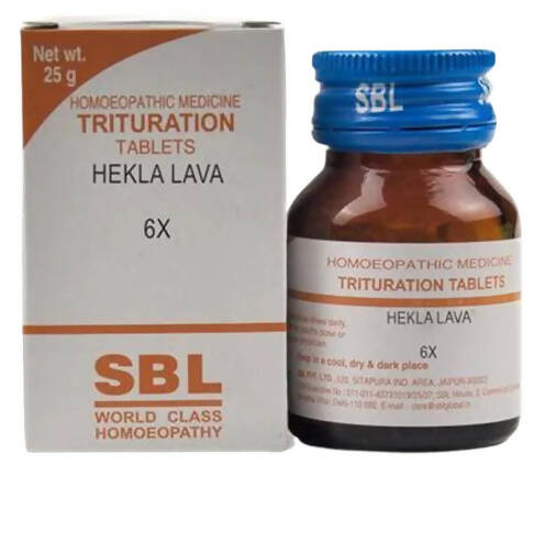 SBL Homeopathy Hekla Lava Trituration Tablets 
