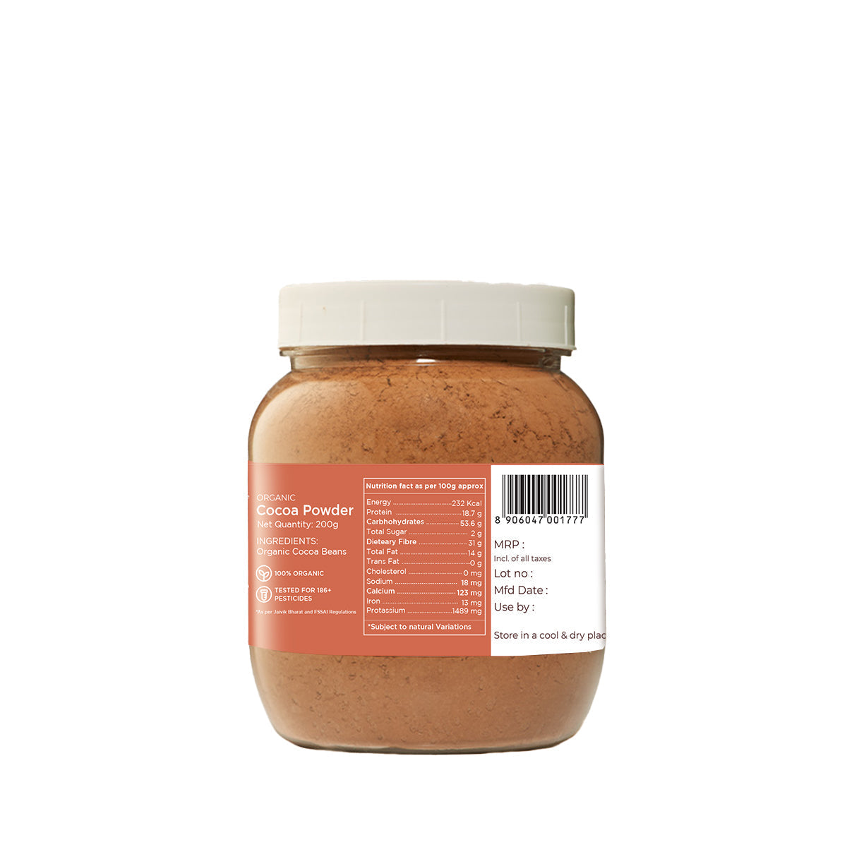 Pure & Sure Organic Cocoa Powder 