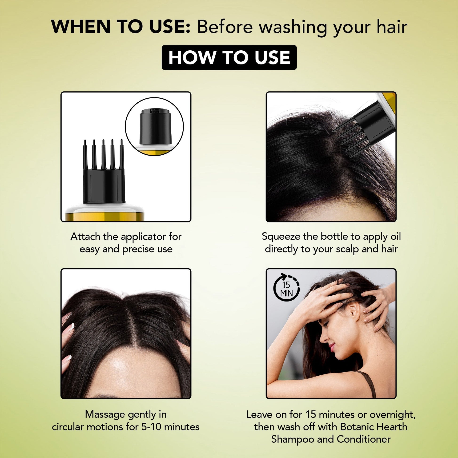 Botanic Hearth Coconut Zinc & Rosemary Castor - Hair Oil