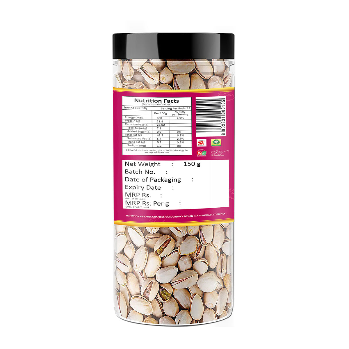Yum Yum Roasted & Salted Pistachios Jar  Grab2Buy Yum Yum Grab2Buy
